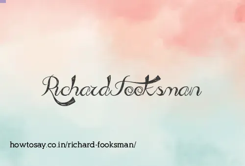 Richard Fooksman