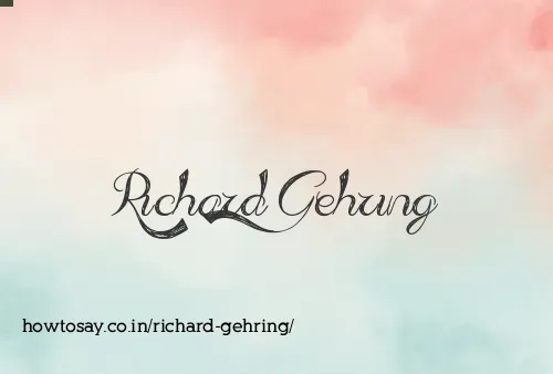 Richard Gehring