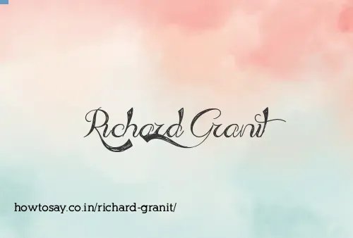 Richard Granit