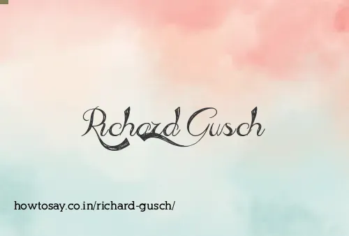 Richard Gusch