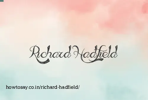 Richard Hadfield