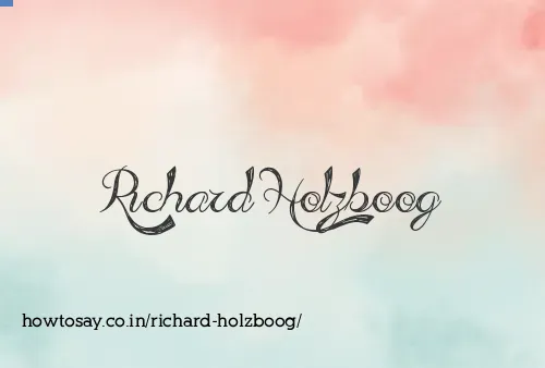 Richard Holzboog