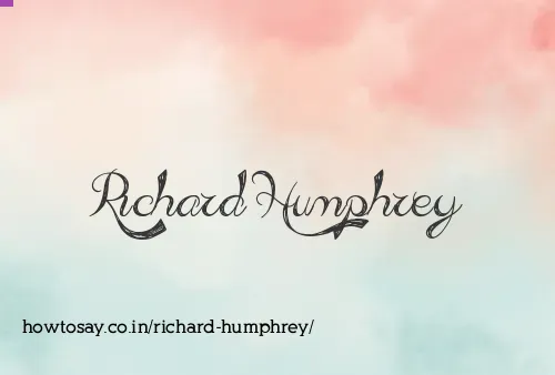 Richard Humphrey