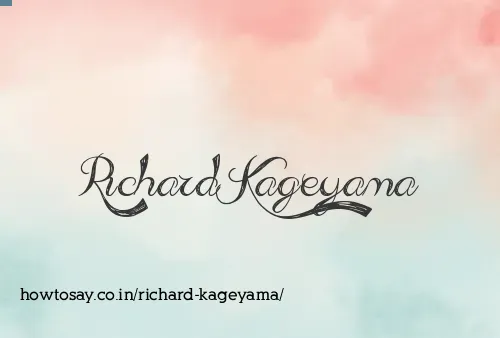 Richard Kageyama
