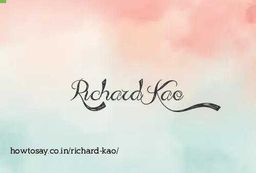 Richard Kao