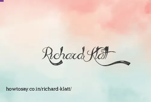 Richard Klatt