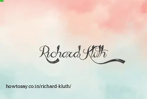 Richard Kluth