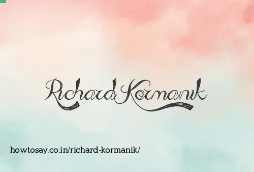 Richard Kormanik