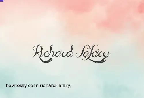 Richard Lafary