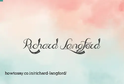 Richard Langford