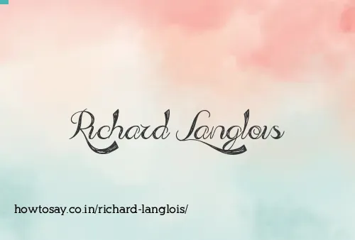 Richard Langlois