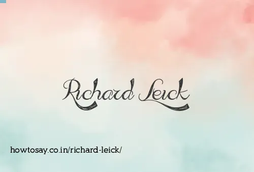 Richard Leick