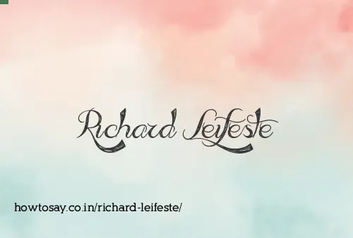 Richard Leifeste