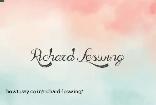 Richard Leswing