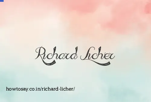Richard Licher