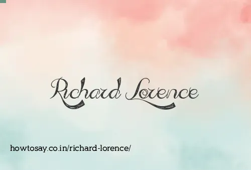 Richard Lorence