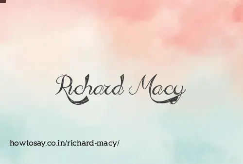 Richard Macy