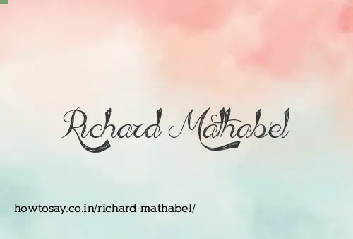 Richard Mathabel