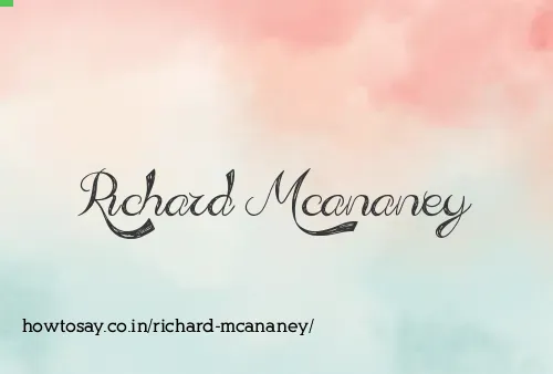 Richard Mcananey