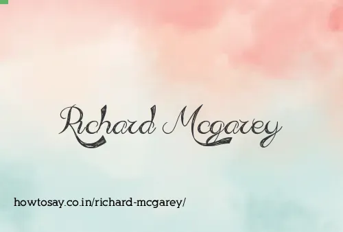 Richard Mcgarey