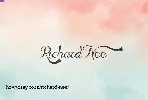 Richard Nee