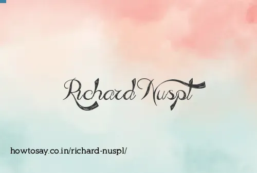 Richard Nuspl