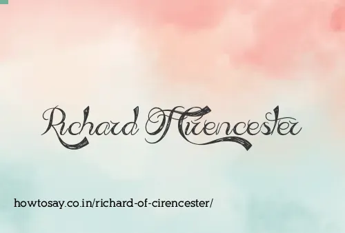 Richard Of Cirencester