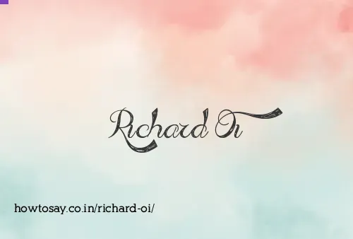 Richard Oi