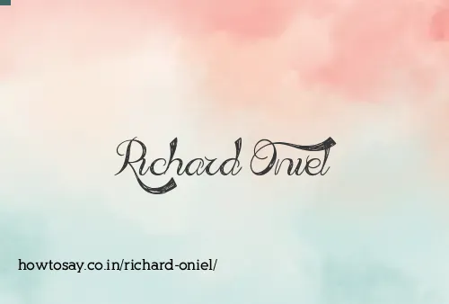 Richard Oniel