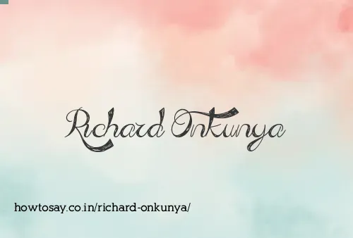 Richard Onkunya