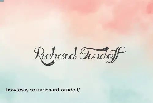Richard Orndoff