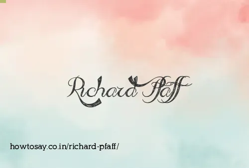 Richard Pfaff