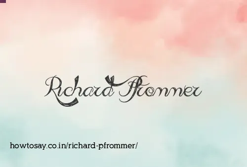 Richard Pfrommer