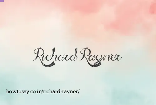 Richard Rayner