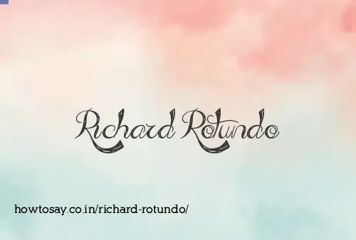 Richard Rotundo