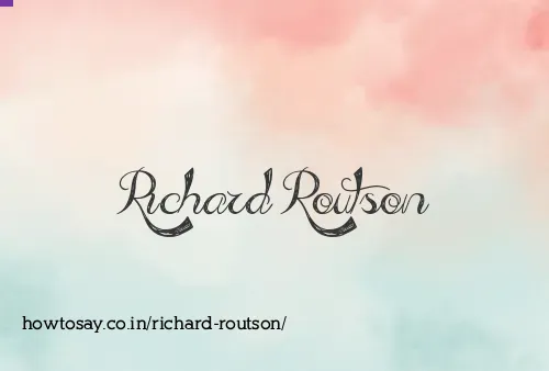 Richard Routson