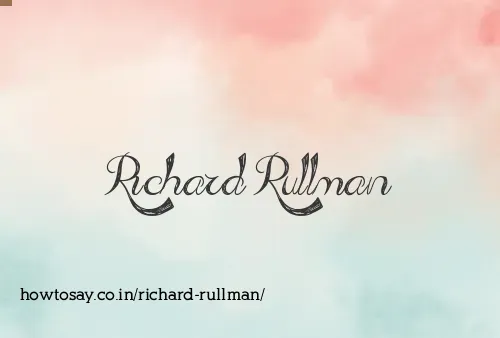 Richard Rullman