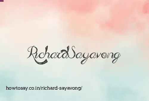 Richard Sayavong