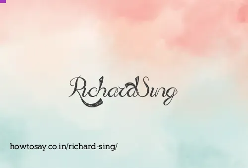 Richard Sing