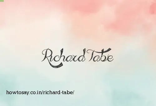 Richard Tabe