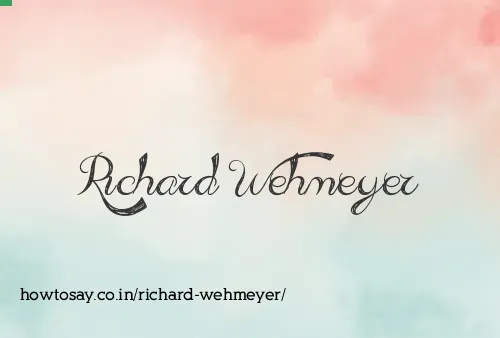 Richard Wehmeyer