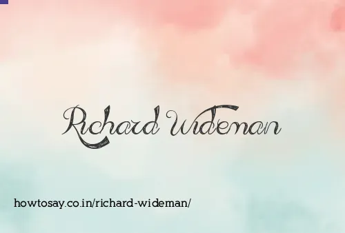 Richard Wideman