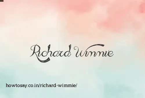 Richard Wimmie