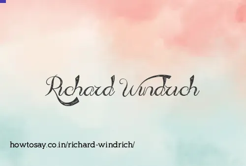 Richard Windrich