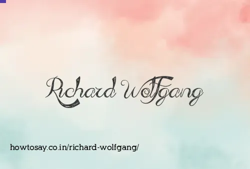 Richard Wolfgang