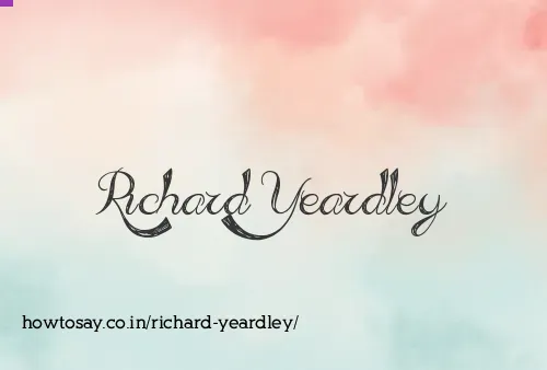 Richard Yeardley