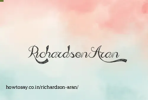 Richardson Aran