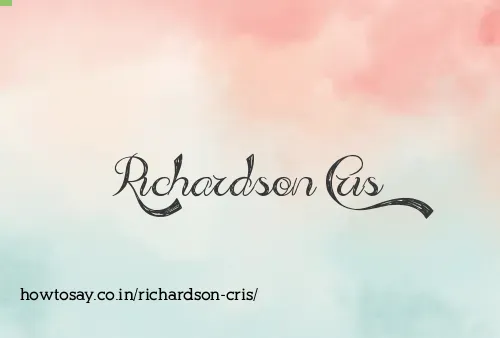 Richardson Cris