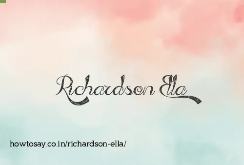 Richardson Ella