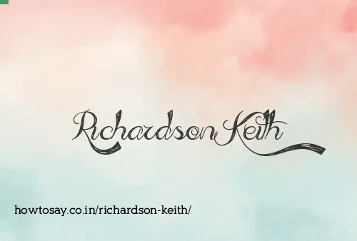 Richardson Keith
